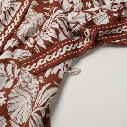 Coralie Tan Print Midi Dress （Tan）｜詳細画像