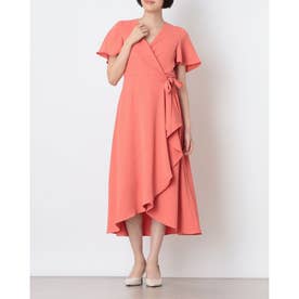 Julissa Wrap Dress （Orange）