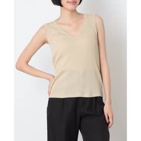 Mila V-Neck Vest （Gold）