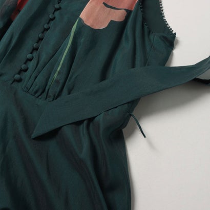 Lucinda Button Floral Dress （Teal）｜詳細画像