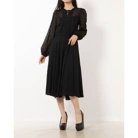 Leonore Lace Dress （Black）