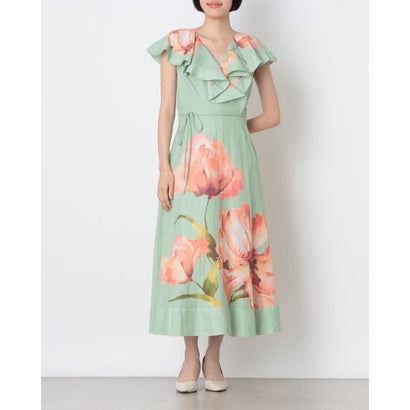 Matilda Green Floral Dress （Green）｜詳細画像