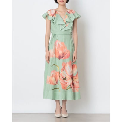 Matilda Green Floral Dress （Green）｜詳細画像