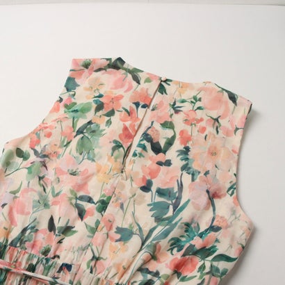 Georgiana Print Midi Dress （Pale Pink）｜詳細画像