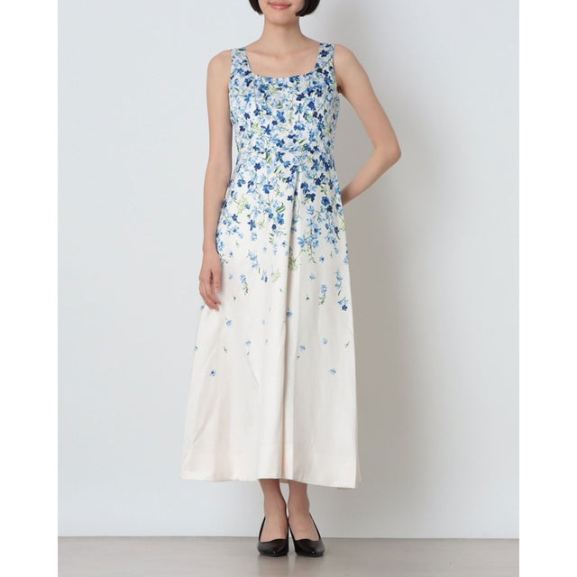Orla Cream Floral Dress （Cream）