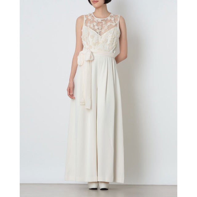 Florentina Bridal Jumpsuit （Cream）