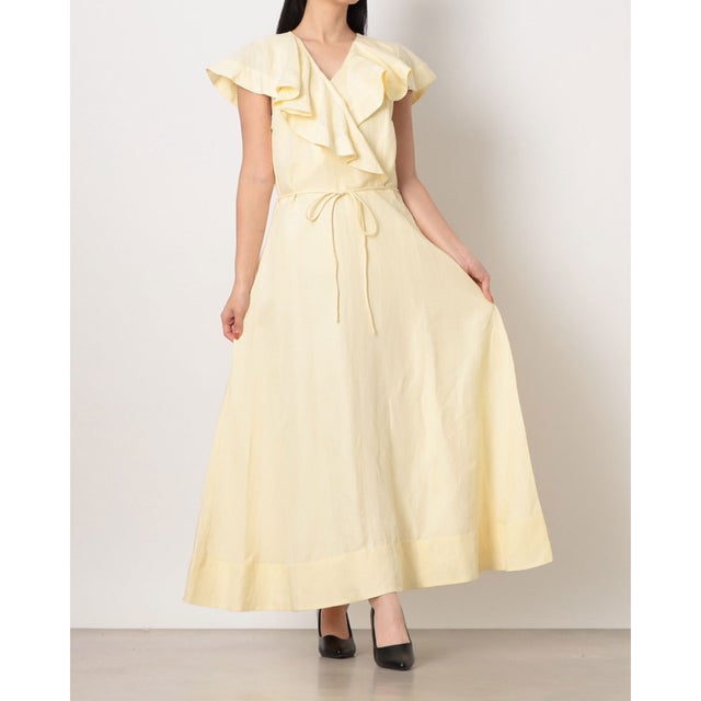Matilda Yellow Dress （Pale Yellow）