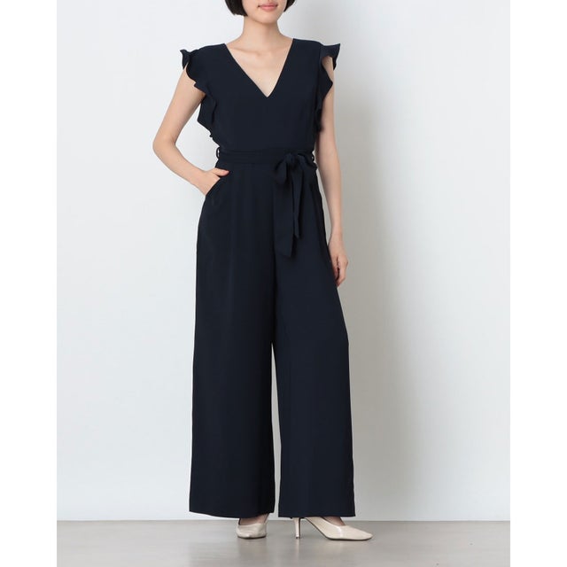 Kallie Frill Jumpsuit （Navy）