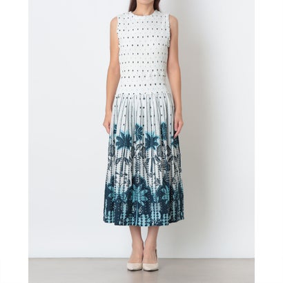 Chiara White Floral Dress （White）｜詳細画像