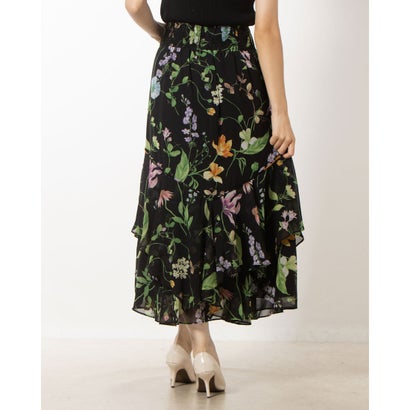 フェイズ エイト Phase Eight Kayley Floral Skirt （Black/Multi）｜詳細画像