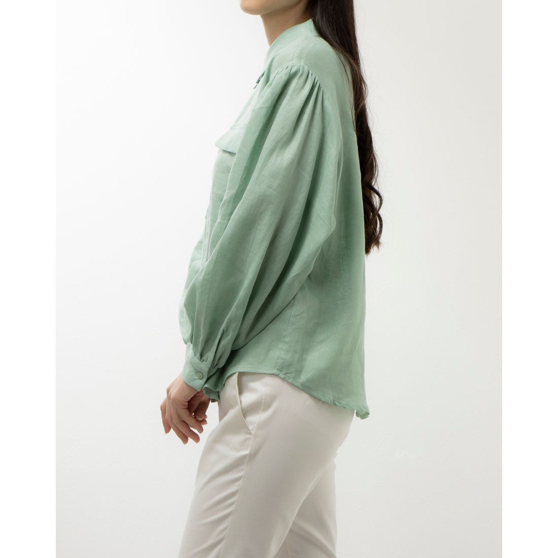 フェイズ エイト Phase Eight Brigita Linen Shirt （Sage Green） -靴