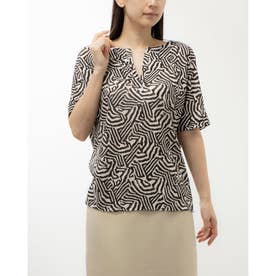 Isabelle Zebra Top （Chocolate/Ivory）