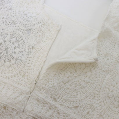 フェイズ エイト Phase Eight Tamari Crochet Dress （Ivory）｜詳細画像