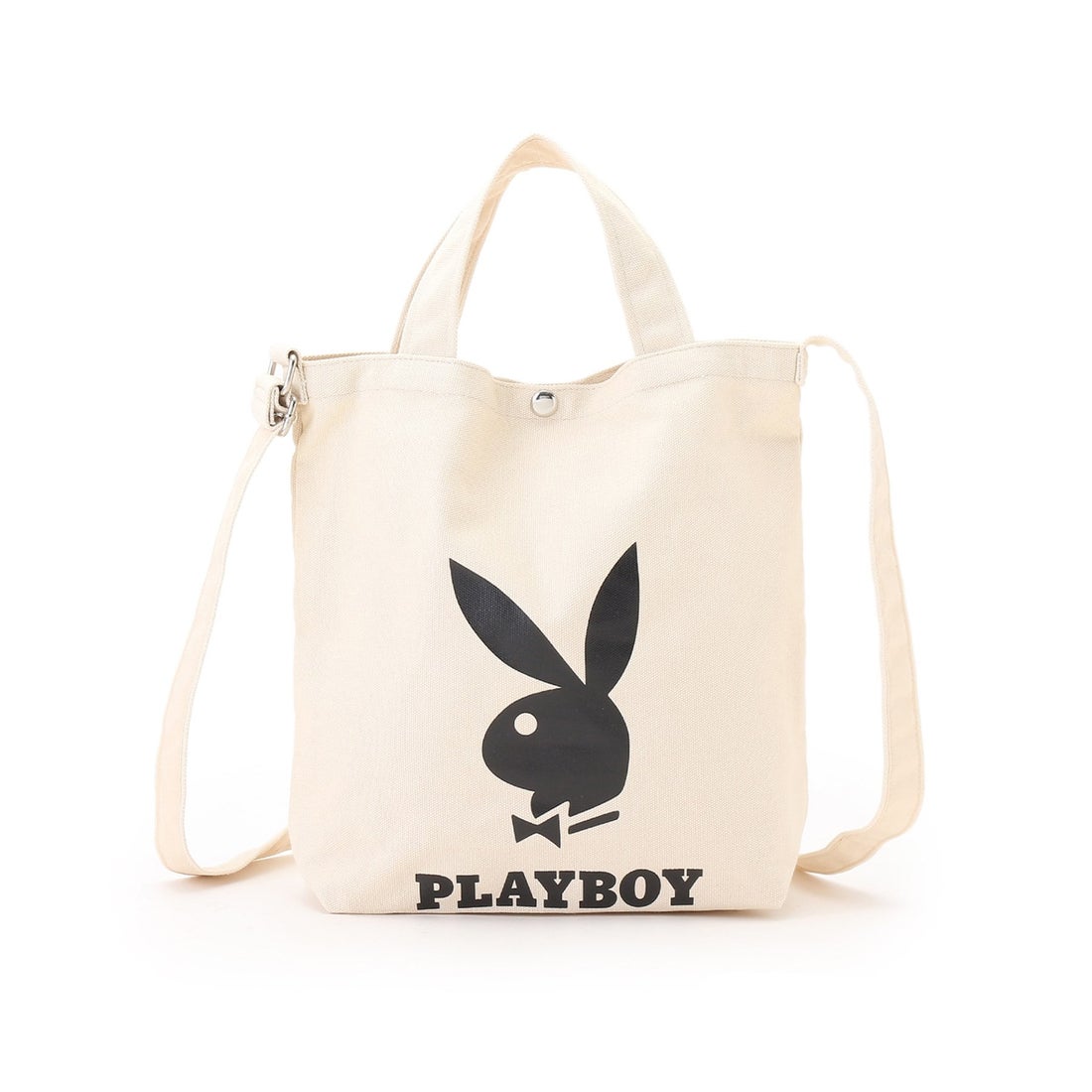 ピンク ラテ PINK-latte PLAYBOY キャンバス2wayトートバッグ (オフ 
