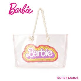 【Barbie/バービー】クリアトートバック/プールバック (ベビーピンク)