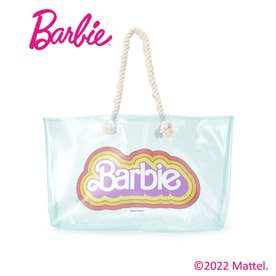 【Barbie/バービー】クリアトートバッグ/プールバッグ (ライトブルー)