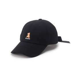 くま刺繍CAP (ブラック)