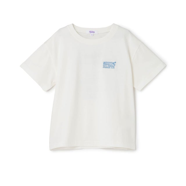 【別注】チェッカーボックスTシャツ （オフ ホワイト）