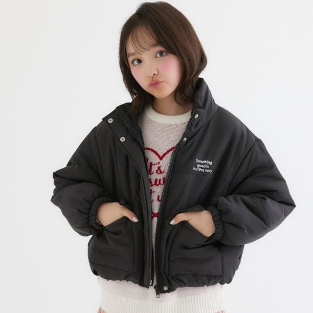 中綿ポケットブルゾン （黒）