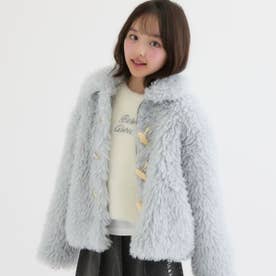 ファーダッフルコート （サックス）