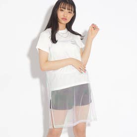 【セットアイテム】シアータイダイキャミワンピース+Tシャツ (オフホワイト)