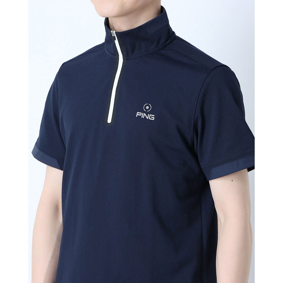 ピン PING メンズ ゴルフ 半袖シャツ SSハーフジップモックネックシャツ 6211168001 （ネイビー） -ファッション通販 FASHION  WALKER
