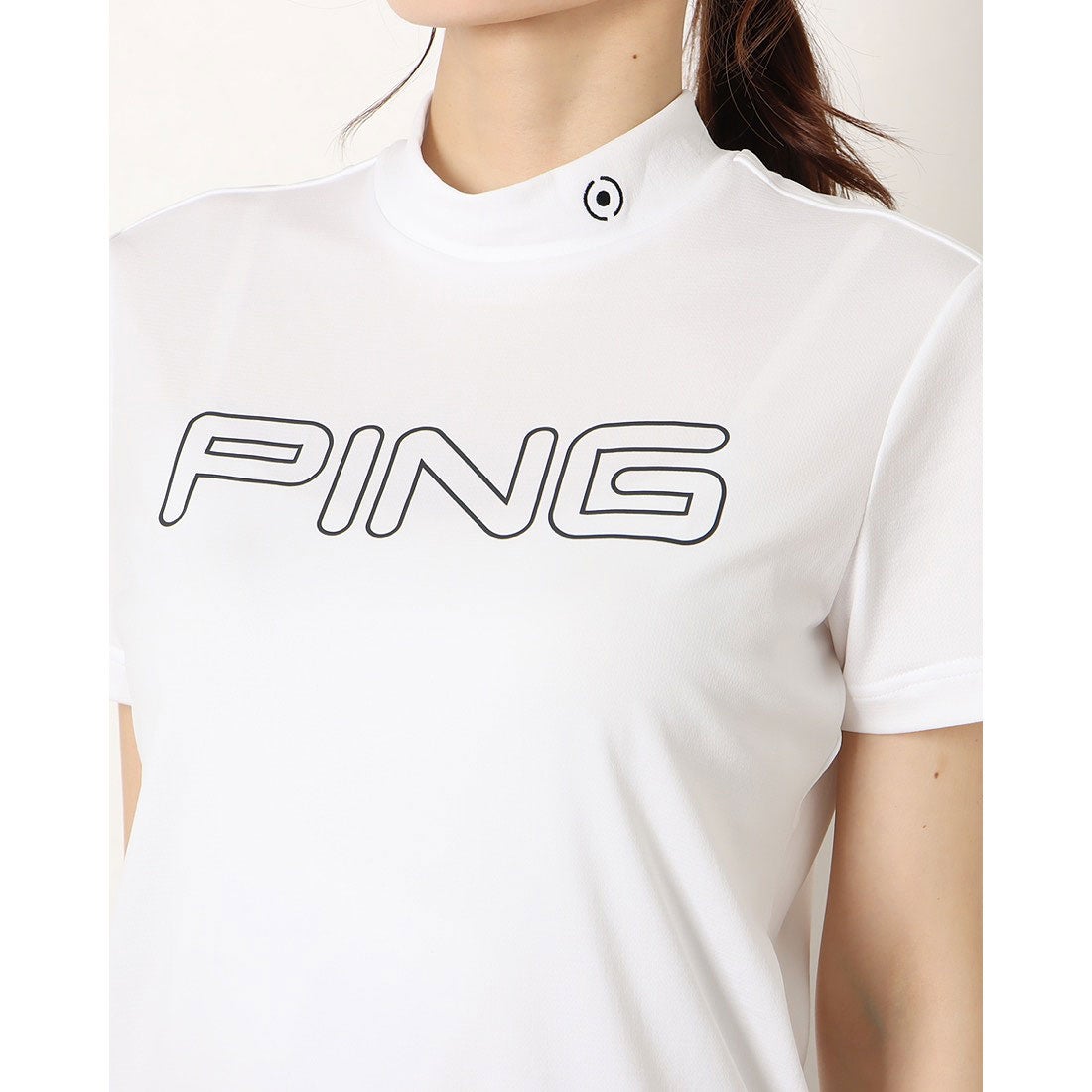 最大60%OFFクーポン ピン PING メンズ ゴルフウェア ハイネックシャツ PPトリコット RED
