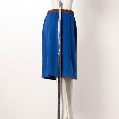 ピエールカルダンディフュージョン pierre cardin diffusion モダンポケットのセミAラインスカート （ブルー）｜詳細画像