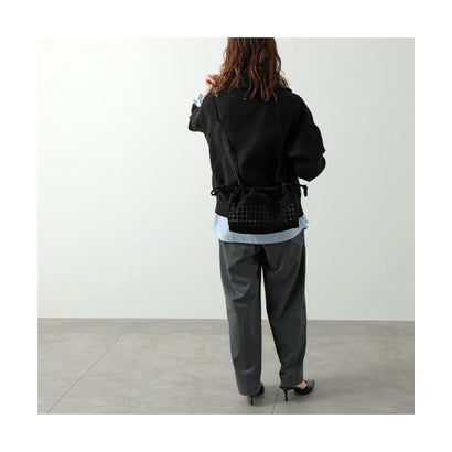 PIERRE HARDY クラッチバッグ TWIN BULLES VV09B （SUEDE-KID-MESH/BLACK-BLACK）｜詳細画像