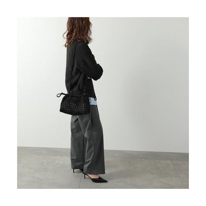 PIERRE HARDY クラッチバッグ TWIN BULLES VV09B （SUEDE-KID-MESH/BLACK-BLACK）｜詳細画像