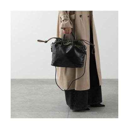 ピエール アルディ PIERRE HARDY PIERRE HARDY ショルダーバッグ TWIN AHV4 （CALF-LAMB/BLACK-KAKI-CAMEL）｜詳細画像