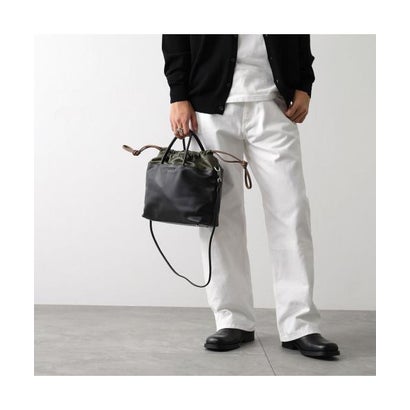 ピエール アルディ PIERRE HARDY PIERRE HARDY ショルダーバッグ TWIN AHV4 （CALF-LAMB/BLACK-KAKI-CAMEL）｜詳細画像