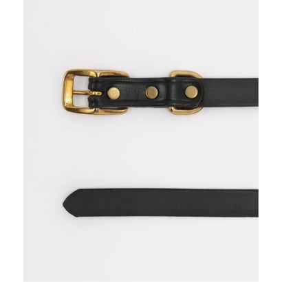 TORY LEATHER / トリーレザー 別注3/4 WIDE PLAIN CREASベルト （ブラック）｜詳細画像