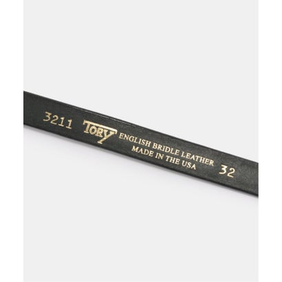 TORY LEATHER / トリーレザー 別注3/4 WIDE PLAIN CREASベルト （ブラック）｜詳細画像