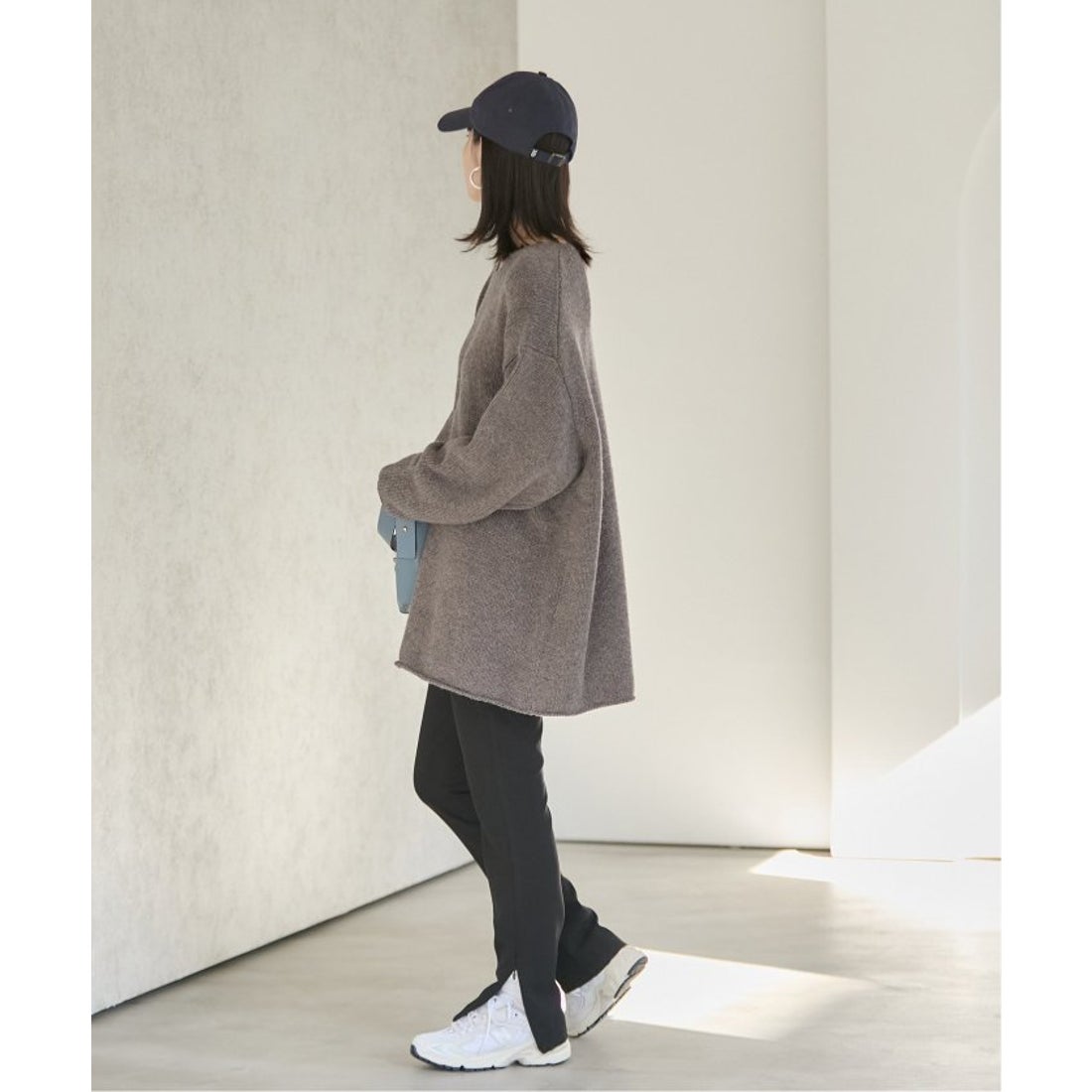 プラージュ Plage WOOL CASHMERE SOFT TUNIC ニット （キャメル 