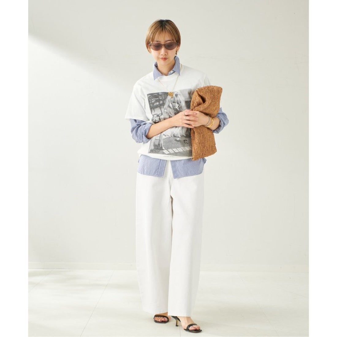 プラージュ Plage CHINO BAGGY パンツ （ベージュ） - ファッション
