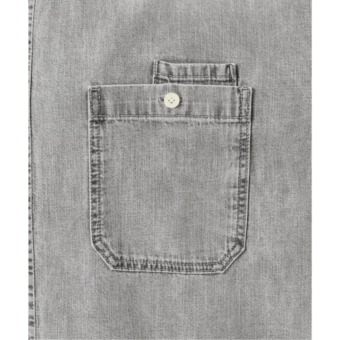 プラージュ Plage ballon denim シャツ（グレー） -ファッション通販