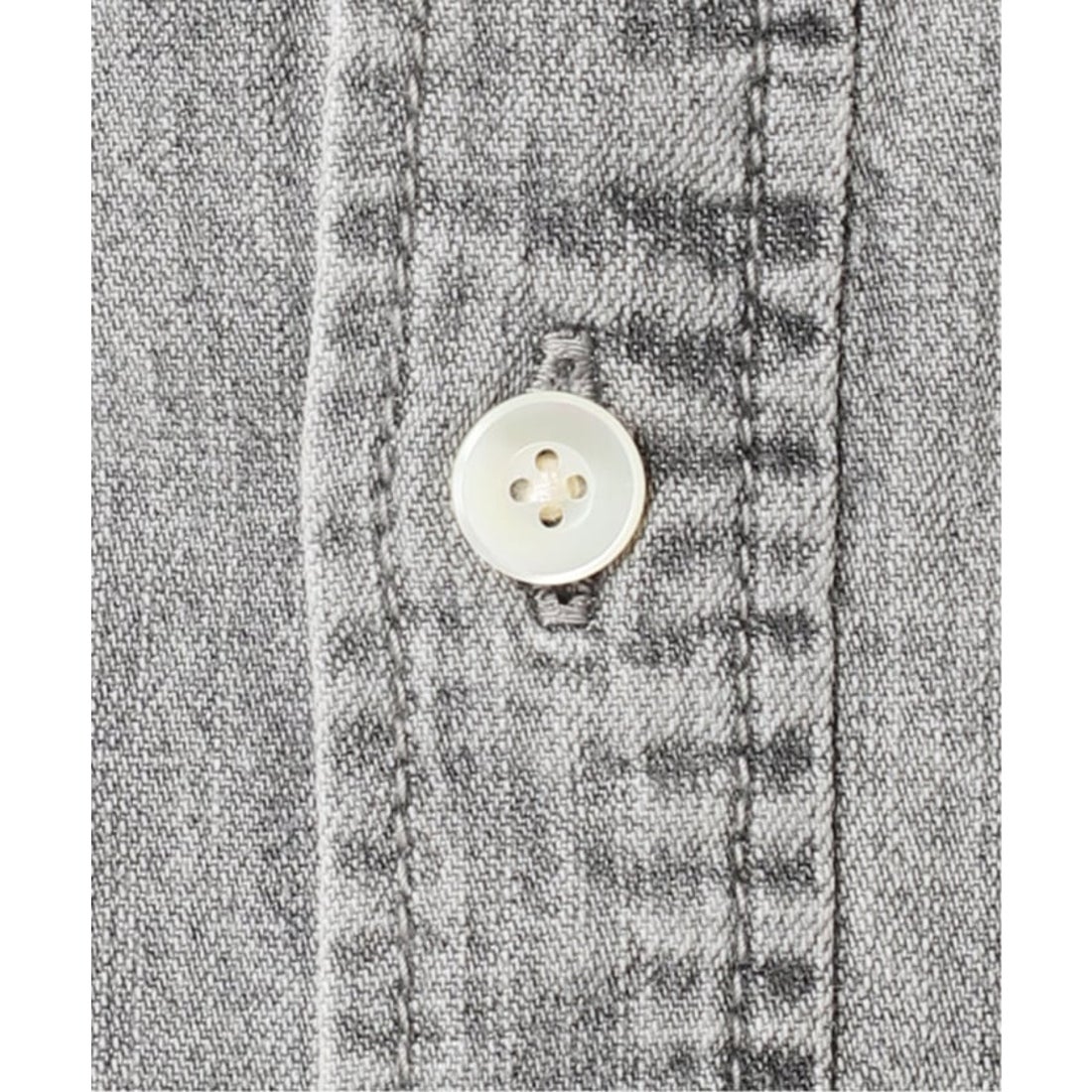 プラージュ Plage ballon denim シャツ（グレー） -ファッション通販
