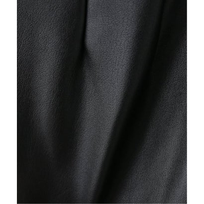 Leather Like ミニスカート （ブラック）｜詳細画像