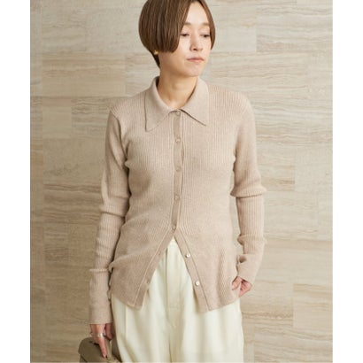 プラージュ Plage 《予約》collar wide rib ニット （ブラック）｜詳細画像