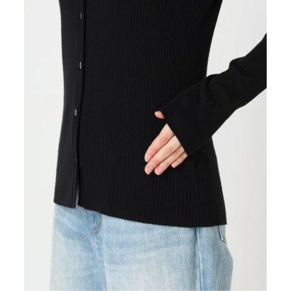 プラージュ Plage 《予約》collar wide rib ニット （ブラック）｜詳細画像