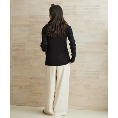 プラージュ Plage 《予約》collar wide rib ニット （ベージュ）｜詳細画像