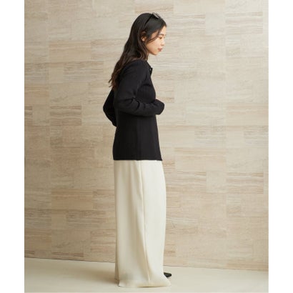 プラージュ Plage 《予約》collar wide rib ニット （ベージュ）｜詳細画像