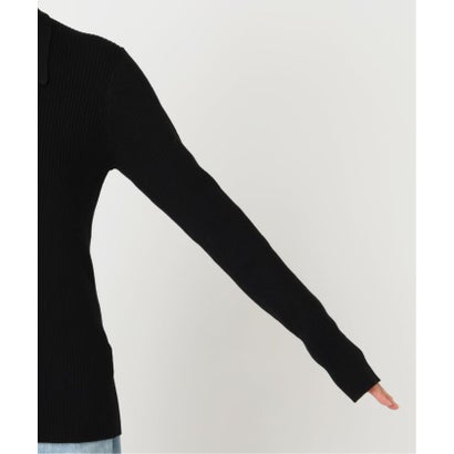 プラージュ Plage 《予約》collar wide rib ニット （ベージュ）｜詳細画像