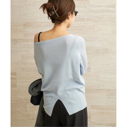 プラージュ Plage 《追加予約》Off shoulder slit ニット 5 （グレー）｜詳細画像