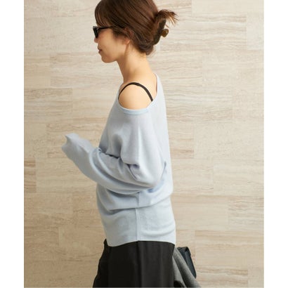 プラージュ Plage 《追加予約》Off shoulder slit ニット 5 （グレー）｜詳細画像