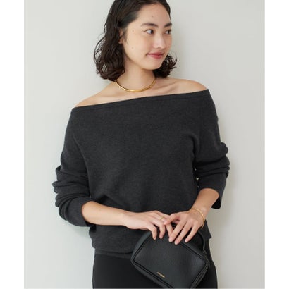 プラージュ Plage 《追加予約》Off shoulder slit ニット 5 （グレー）｜詳細画像