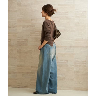 プラージュ Plage 《追加予約》Off shoulder slit ニット 5 （サックスブルー）｜詳細画像