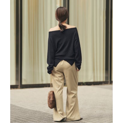 プラージュ Plage 《追加予約》Off shoulder slit ニット 5 （サックスブルー）｜詳細画像