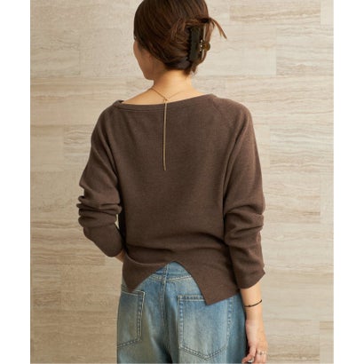 プラージュ Plage 《追加予約》Off shoulder slit ニット 5 （ホワイト）｜詳細画像